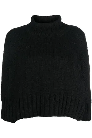 YOHJI YAMAMOTO Striktrøje med rullekrave