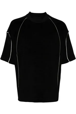 CROQUIS Kortærmet T-shirt med kontrastkant