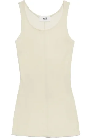 Ami ærmeløs tanktop med rund hals