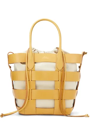 Ralph Lauren Vævet tote i læder