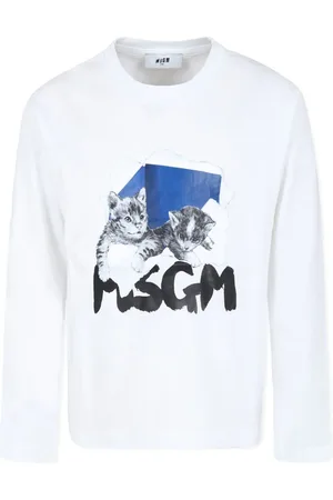 Msgm T-shirt med logotryk