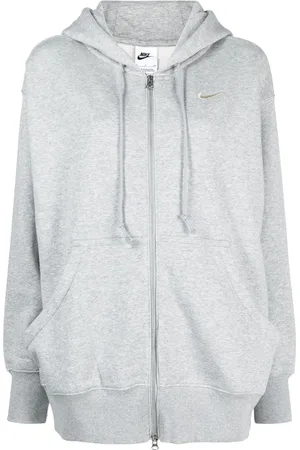 Nike Phoenix hættetrøje med broderet logo og lynlås