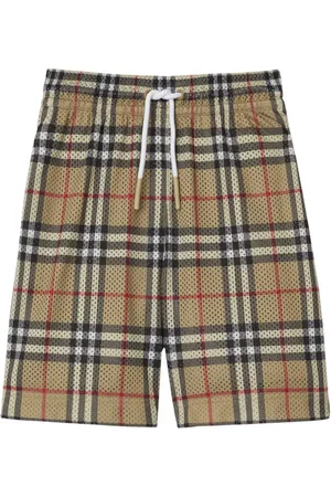 Burberry Perforerede shorts med vintage-tern