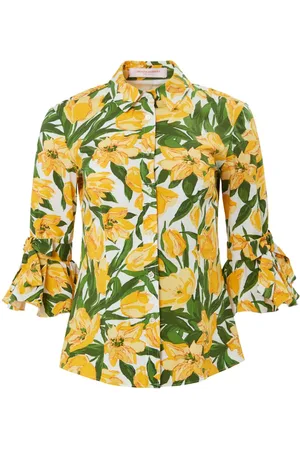 Carolina Herrera Skjorte med tulipantryk