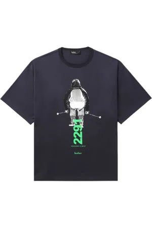 Kolor T-shirt med grafisk tryk