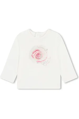 Chloé T-shirt med blomstertryk