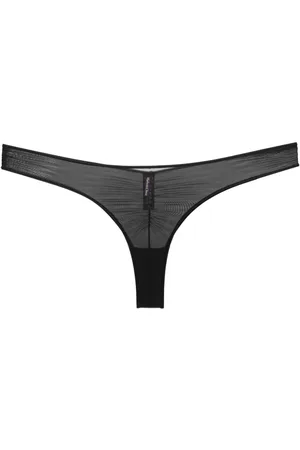 MAISON CLOSE Semi-gennemsigtig g-streng med drapering