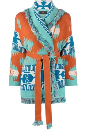 Alanui Tiger Lily Icon frakke i jacquard