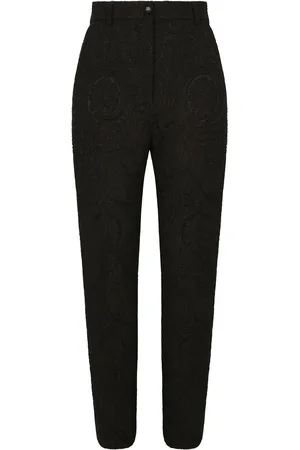 Dolce & Gabbana Højtaljede bukser i jacquard