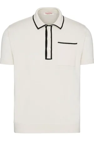 VALENTINO GARAVANI Polo med kontrast-kant