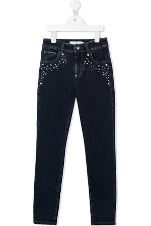 Philipp Plein Smalle jeans med mellemhøj talje