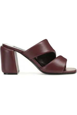 Sergio Rossi 80mm mules i læder