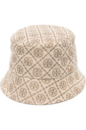 Tory Burch Bøllehat i jacquard med logo