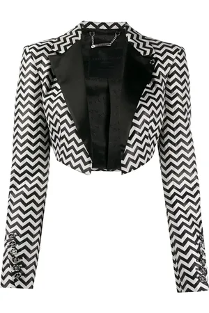 Philipp Plein Cropped Rock bolero-jakke