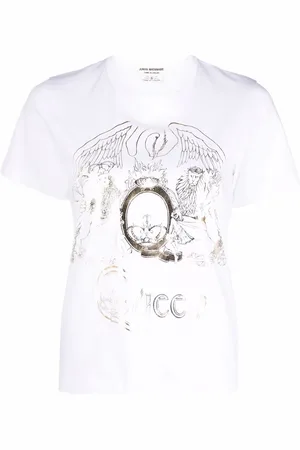 JUNYA WATANABE T-shirt med rund hals og grafisk tryk