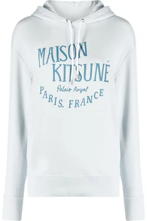 Maison Kitsuné Hættetrøje i jersey med logotryk