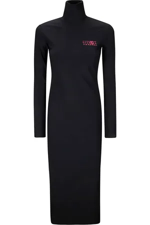 Maison Margiela Midi-kjole med logotryk