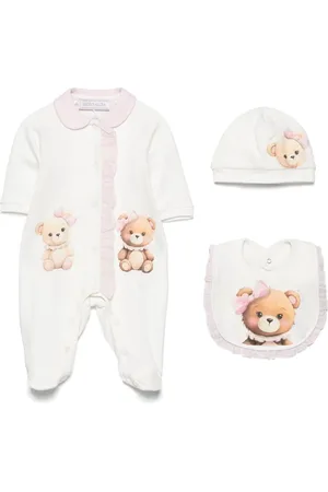 MONNALISA Babydragt-sæt med bamse