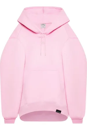 Courrèges Skjortekjole med broderet logo og hætte