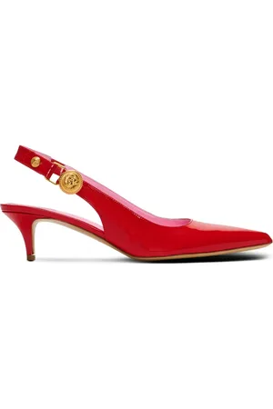 Balmain Eva slingback-pumps i lakeret læder