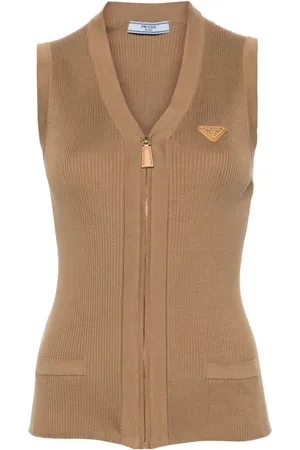 Prada Vest med trekantet logo