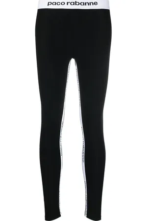 Paco rabanne Leggings med logobånd