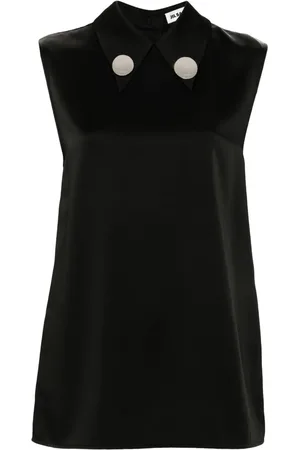 Jil Sander Bluse med clip-detalje