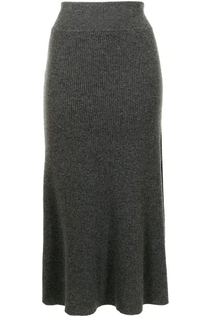 Cashmere In Love River nederdel i kashmir med A-snit