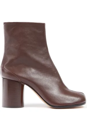 Maison Margiela Tabi 80mm ankelstøvler i læder