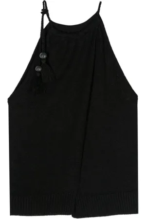 Max Mara Strikket Moriana top i hør