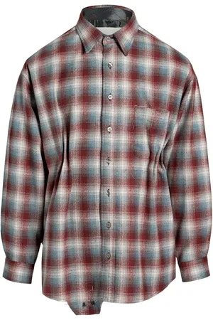 Maison Margiela X Pendleton playsuit-skjorte med tern