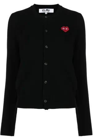 Comme des Garçons Cardigan med logomærke