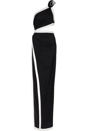 Balmain Asymmetrisk kjole med udskæring