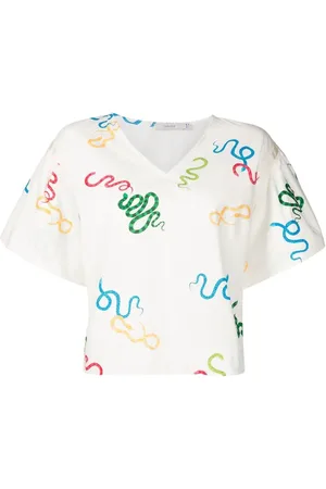 Isolda Sophia T-shirt med motiv-tryk