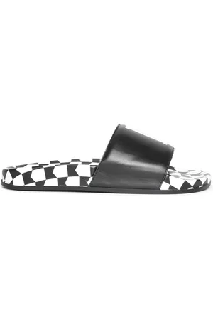 Rhude Lædersandaler med logotryk