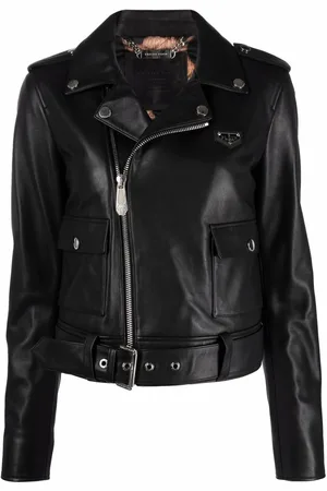 Philipp Plein Bikerjakke i læder