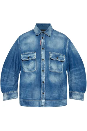 Dsquared2 Cropped Dean denimskjorte