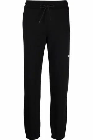 Msgm Joggingbukser i jersey med logodetalje