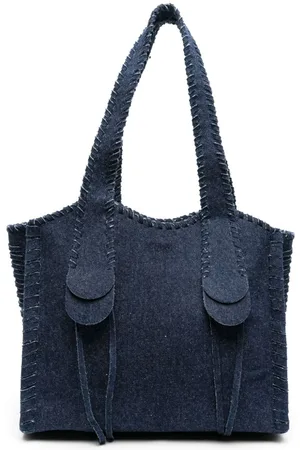Chloé Mellemstor Monty tote i denim