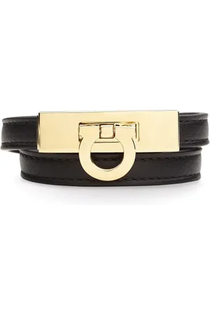 Salvatore Ferragamo Dobbelt snoet Gancini-armbånd