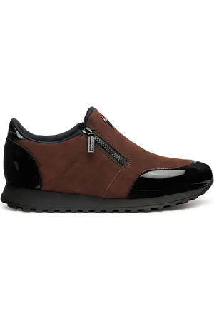 Giuseppe Zanotti Idle Run loafers i ruskind med lynlås