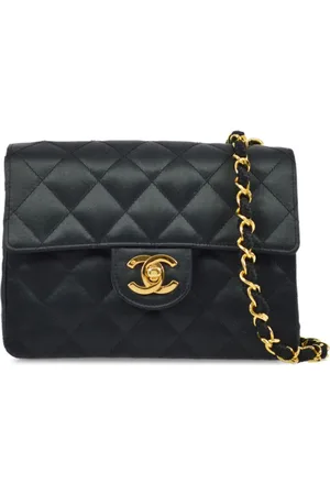 CHANEL Firkantet klassisk skuldertaske med flaplukning fra 1992