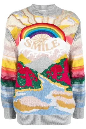 Stella McCartney Intarsiastrikket festive trøje