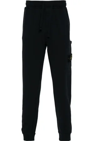 Stone Island Bukser med kompasmærke og smalle ben