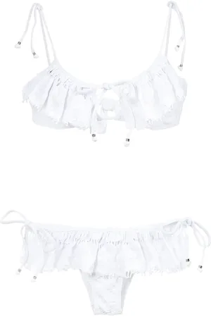 AMIR SLAMA Ruffled bikini set