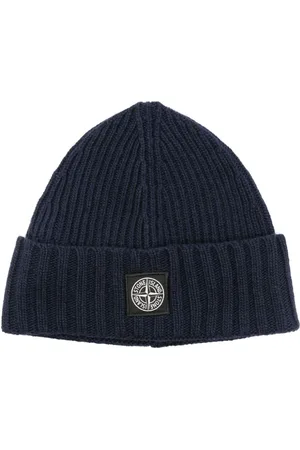 Stone Island Ribbet hue med kompasmærke
