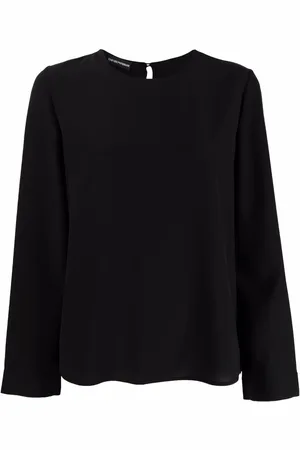 Emporio Armani Langærmet top i silke