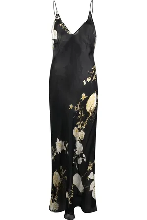 CARINE GILSON Lang blomstret camisole-kjole