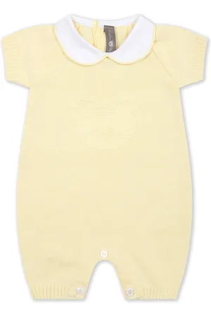 LITTLE BEAR Buksedragt med bjørne-broderi