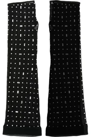 Atu Body Couture X Rue Ra handsker i mesh med krystaller